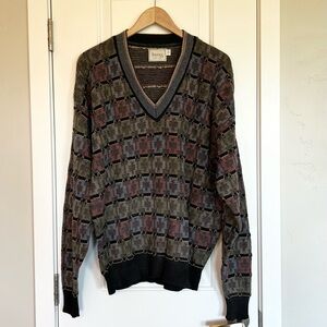 Vintage Men’s Essay Linda Larson chunky knit sweater 3D knit sweater Size L